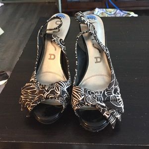 Black and White Heel