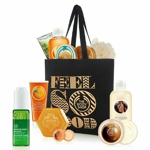 The Body Shop Tote Bag Filled with $120+ products