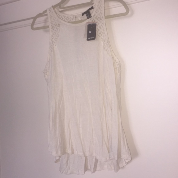 High neck lace Forever 21 top, size XL