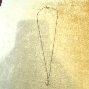 Tiffany & Co. Elsa Peretti Open Teardrop Necklace