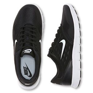 Black and white women's Nike sneakers