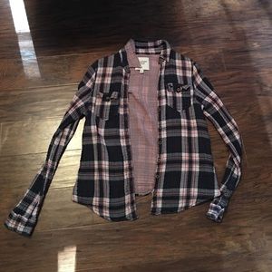 Plaid long sleeve shirt
