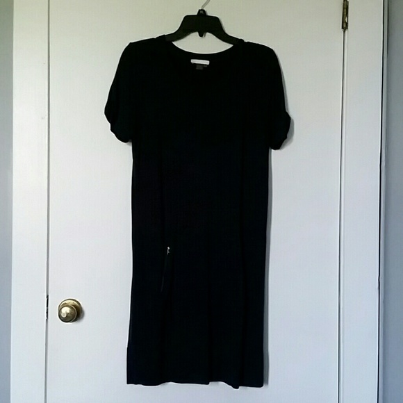 Navy blue t-shirt dress