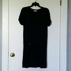 Navy blue t-shirt dress