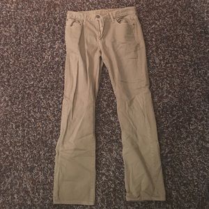 29/32 slim straight khaki jeans AE