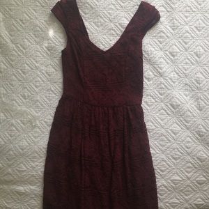 lace hollister dress