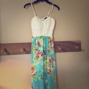 Thin strap maxi dress