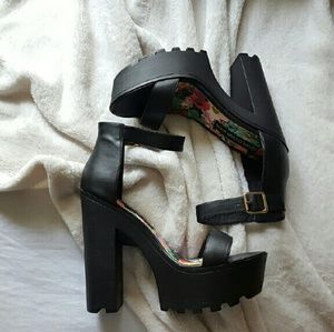 Chunky Platform Heels