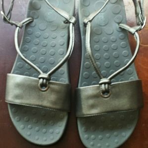 Silver Orthoheel Sandals