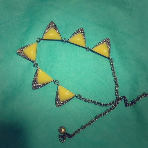 Jcrew triangle trendy necklace