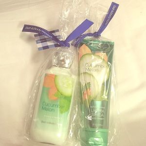 Bath and body works body lotion and body cream.