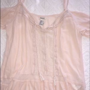 forever 21 off the shoulder shirt