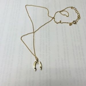 NW - WREN 14k Gold plated Horseshoe necklace
