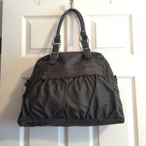 Large Dark Gray Satchel