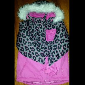 Girls Leopard Coat