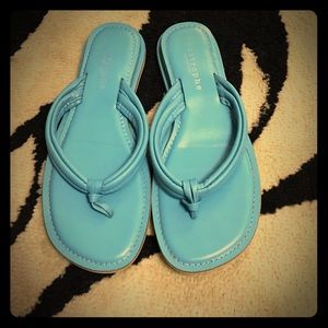 Apostrophe Turquoise Flip-Flops