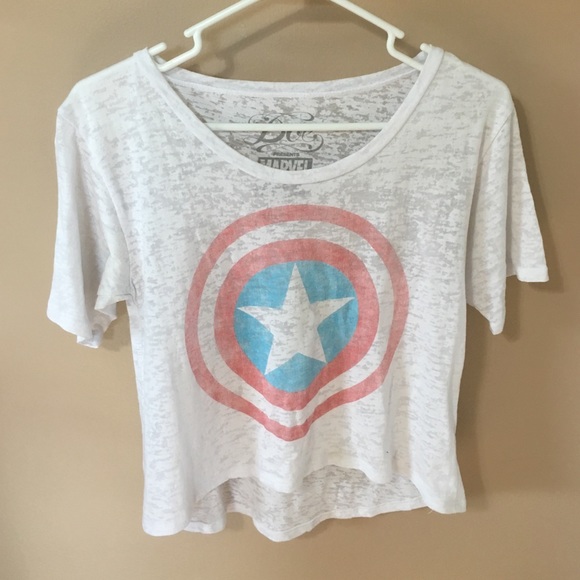 Captain America crop top
