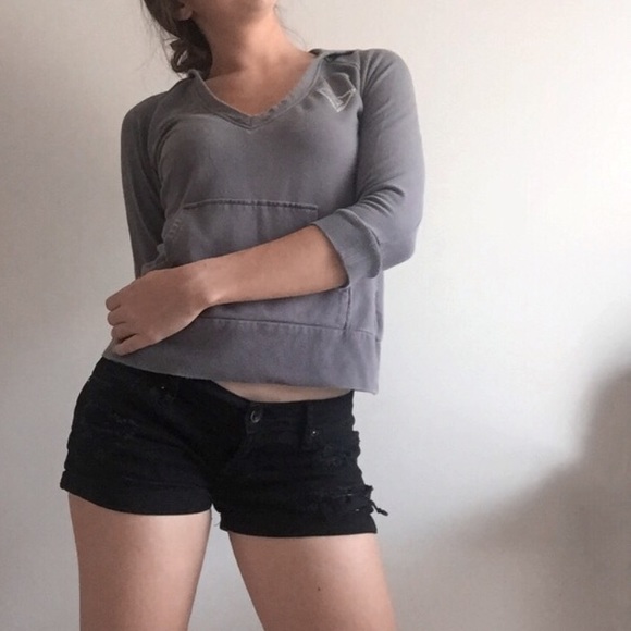 GUESS Sweaters - GUESS Cropped Hoodie GUESS Sweaters - GUESS Cropped Hoodie