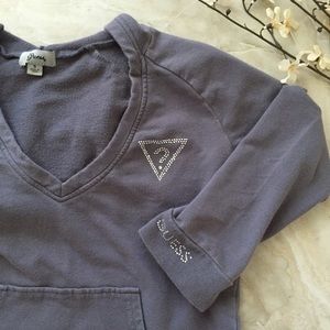 GUESS Sweaters - GUESS Cropped Hoodie GUESS Sweaters - GUESS Cropped Hoodie