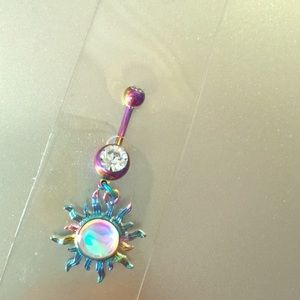 Sun belly ring