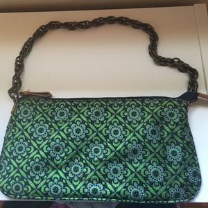J. Crew silk clutch/ shoulder bag