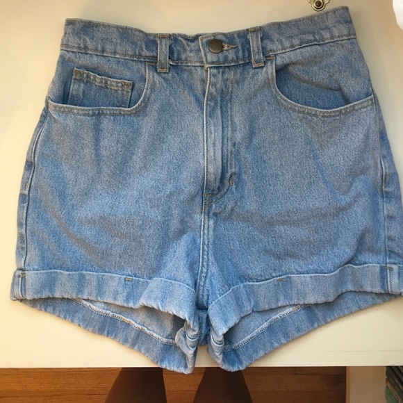 American Apparel Jean Shorts