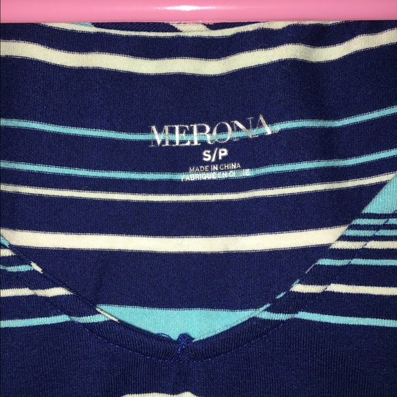 Striped Blue Sundress - Picture 4 of 4