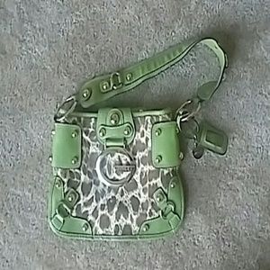 Guess Cheetah print shoulder bag
