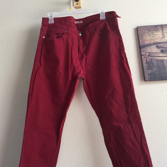 Maroon Pants