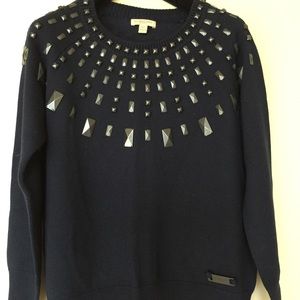 Burberry Brit Navy Wool Sweater