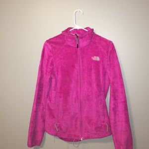 pink north face jacket!