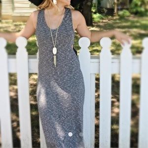 Peach love cut out maxi dress
