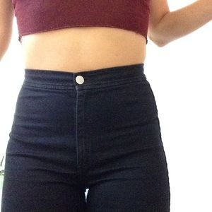 Easy jeans, black, American apparel.