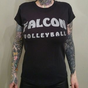 Vintage Falcon Volleyball tee.