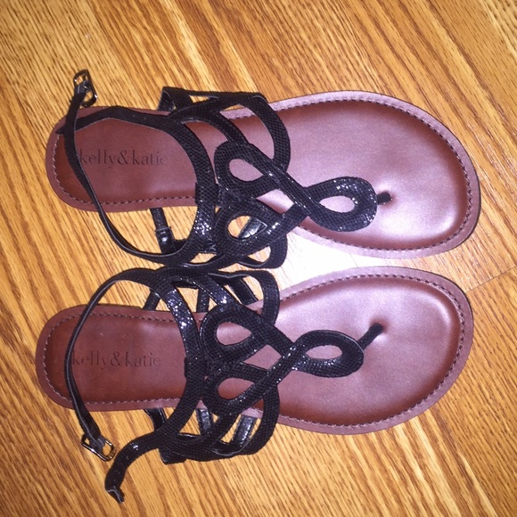 Brand new Kelly&Katie black sandals