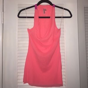 Sweet Pea by Stacy Frati Hot Pink Tank Top Size L