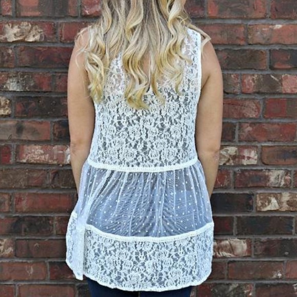 💢Last one💢Lace tank top - Picture 2 of 2