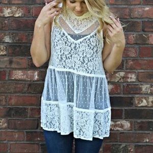 💢Last one💢Lace tank top