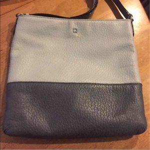 Grey color block purse | kate spade