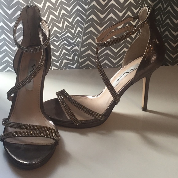 Nina🔸Like New🔸Crystal Stiletto Heels