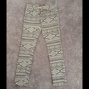 Aztec print pants