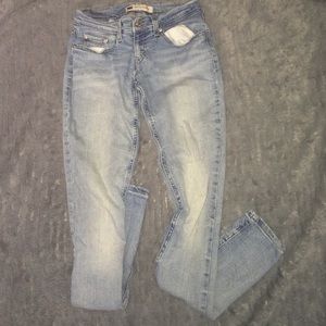 Levi's denim size 0 , Light wash , good condition