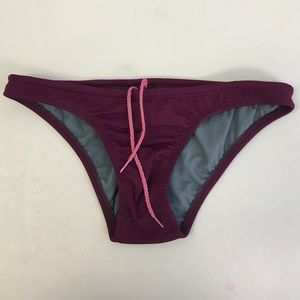 Jolyn Cabernet Bikini Bottom Size S