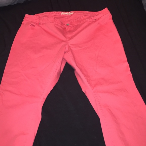 Dark Coral RockStar Pants