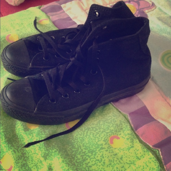 🌑black converse🌑