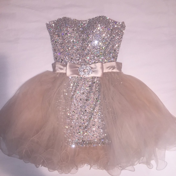 PRICE DROP SH beaded dress w/ detachable skirt