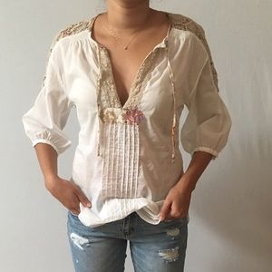Free people White blouse
