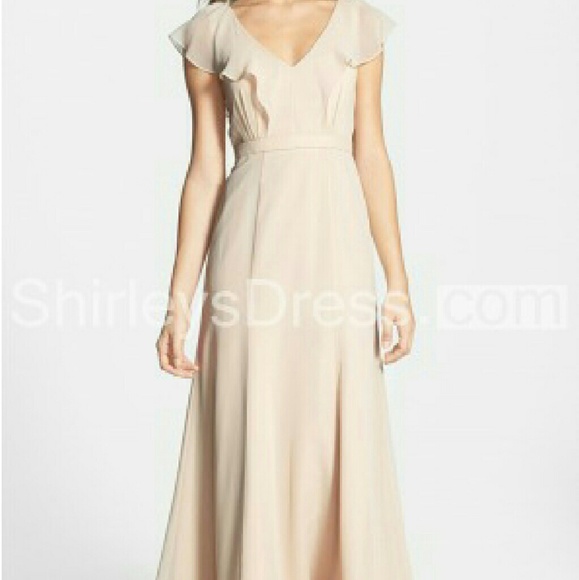 SALE !!! Champagne Bridesmaid dress