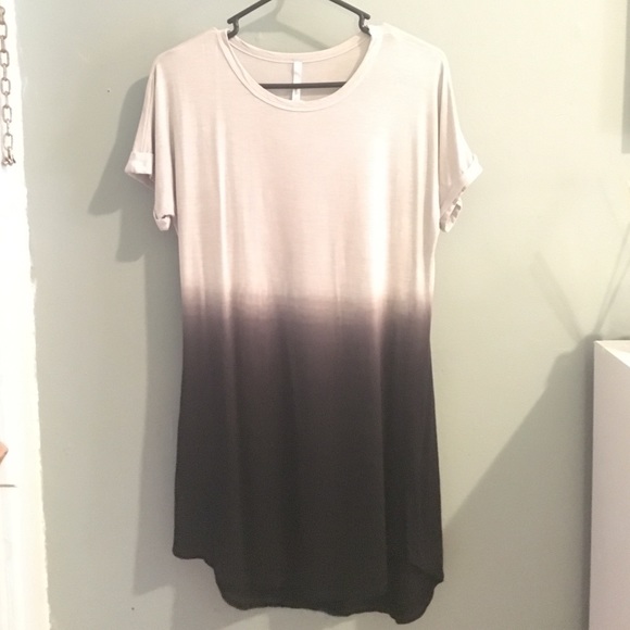 Ombré shift dress