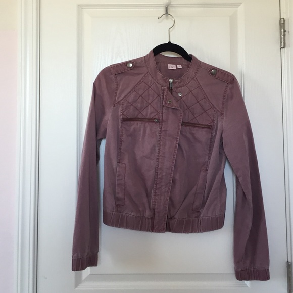 Nordstrom BP Quilted Moto Jacket in Dusty Rose